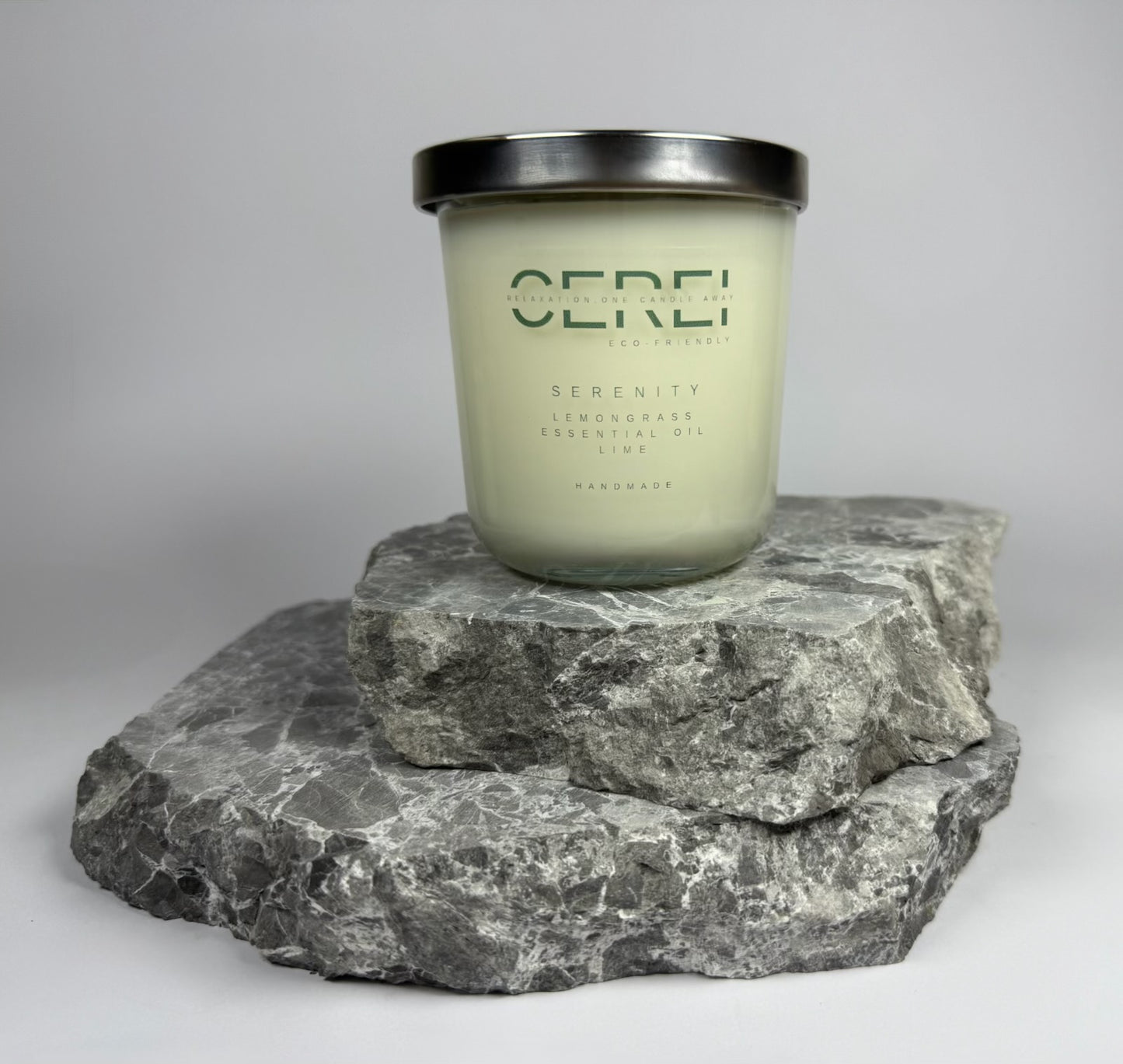 Lemongrass Candle | Handmade Vegan Candle with Essential Oil Lime – CEREI