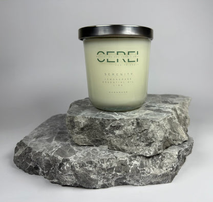 Lemongrass Candle | Handmade Vegan Candle with Essential Oil Lime – CEREI