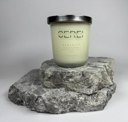 Lemongrass Candle | Handmade Vegan Candle with Essential Oil Lime – CEREI