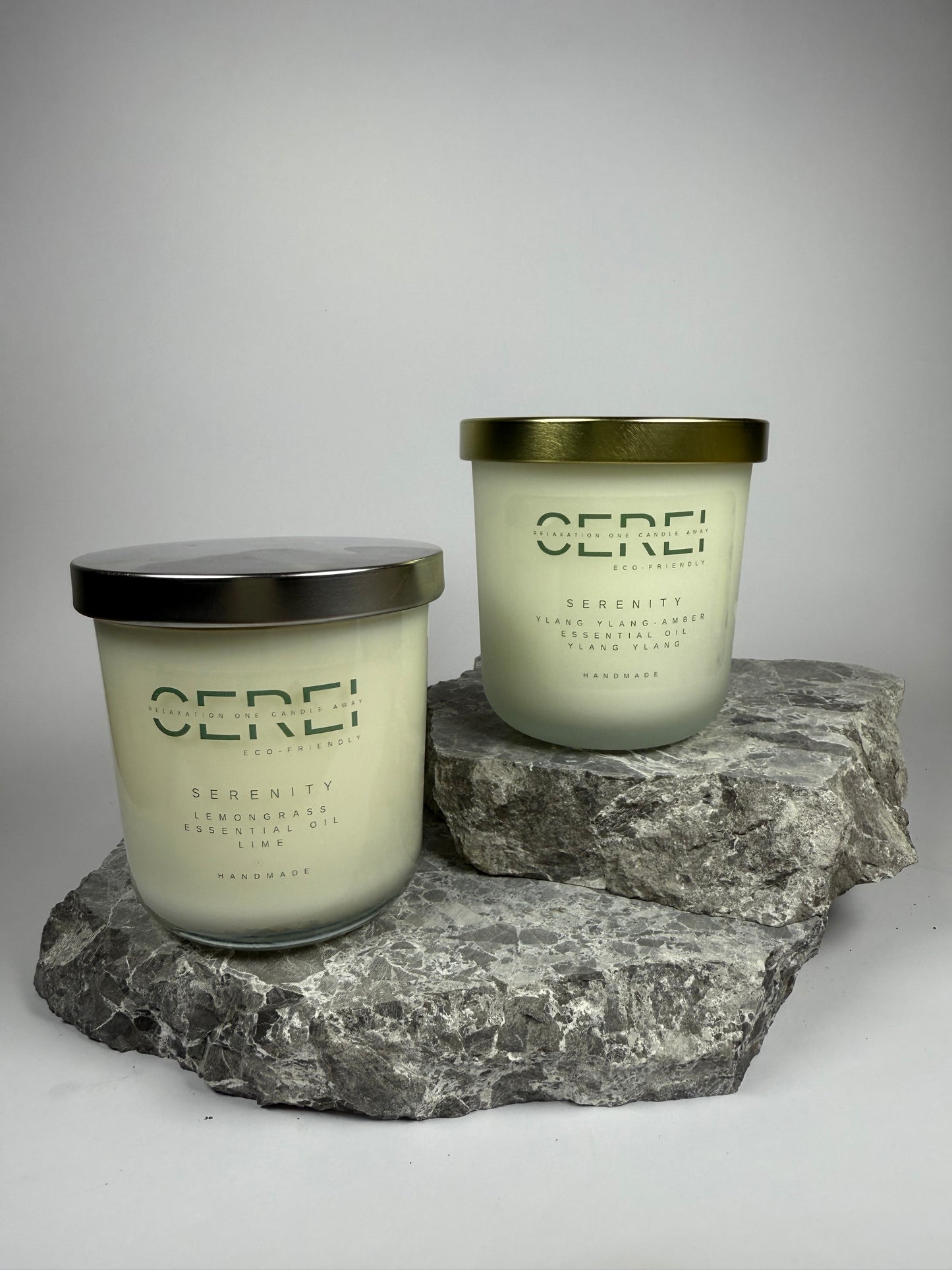 Lemongrass Candle | Handmade Vegan Candle with Essential Oil Lime – CEREI