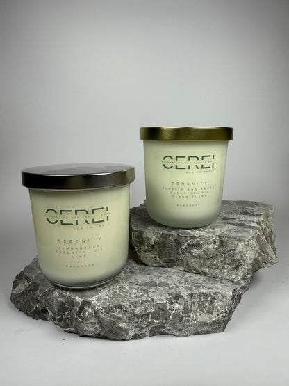 Lemongrass Candle | Handmade Vegan Candle with Essential Oil Lime – CEREI