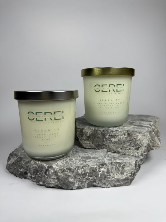 Ylang Ylang & Amber Candle | Handmade Vegan Candle with Essential Oil Ylang Ylang– CEREI